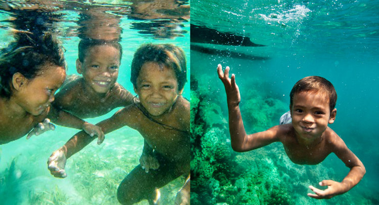 Vision of Moken Children Underwater