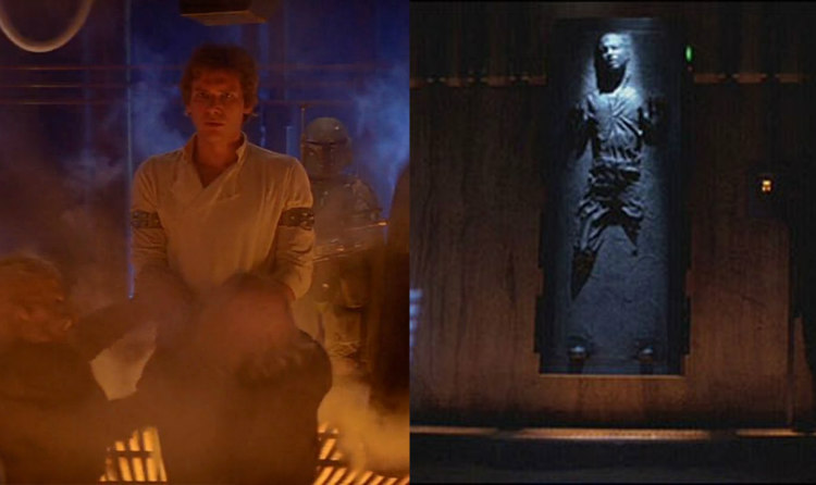 Han Solo Frozen in Carbonite
