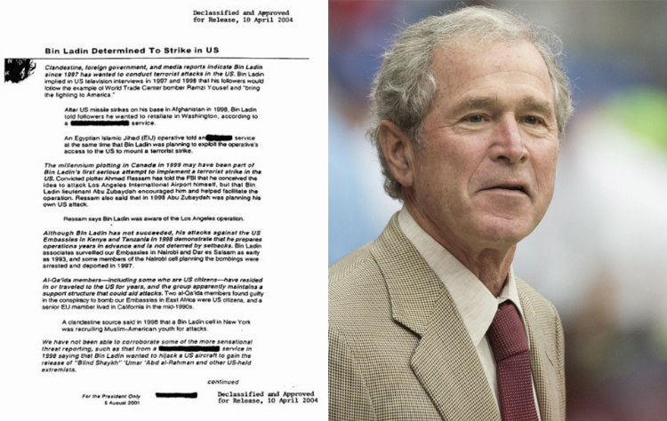 George W. Bush Received Memo