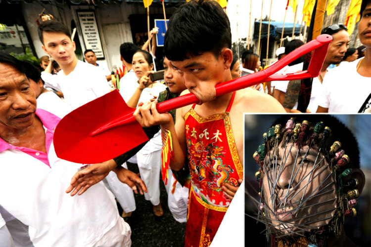 Piercing and Body Mutiliation at Vegetarian Festival