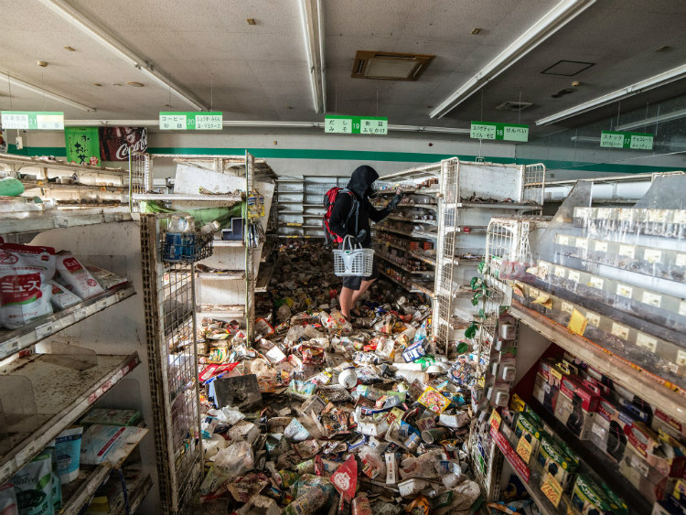Abandoned Store in Fukushima’s Red Exclusion Zone