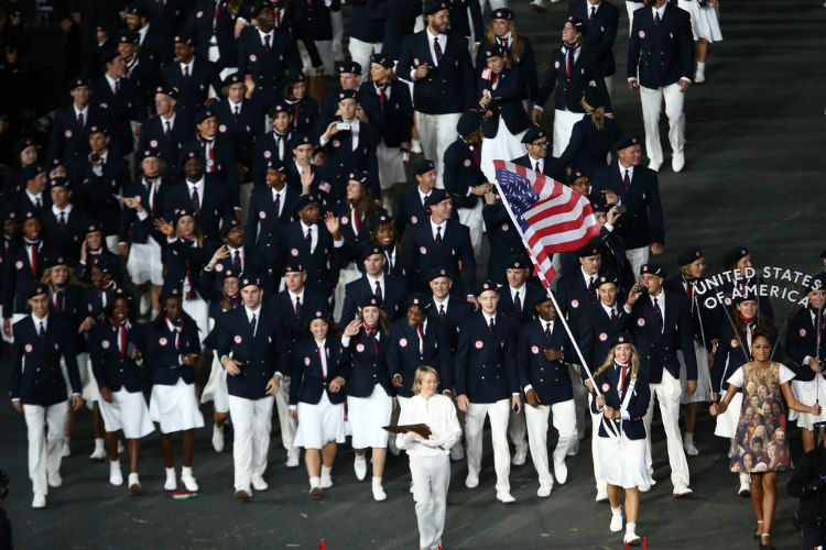 US Flag - 2012 Olympic Games Opening Ceremony