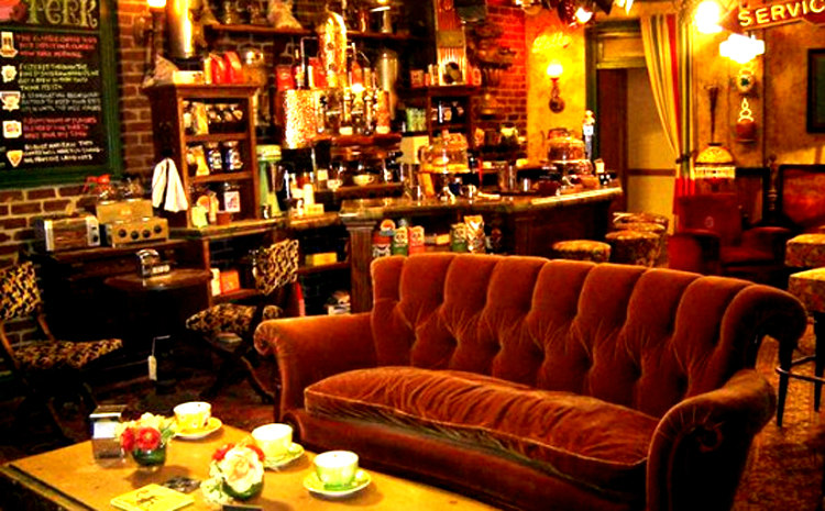 Orange Couch at Central Perk