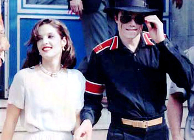 Michael Jackson with Lisa Presley