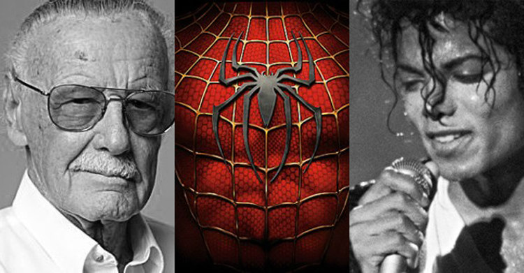 Stan Lee, Michael and Spider-Man