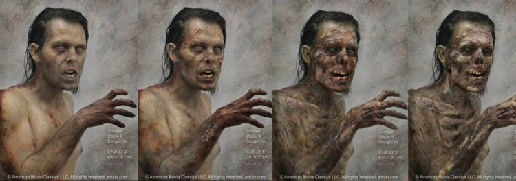 The Walking Dead - Zombie Stages Concept Art