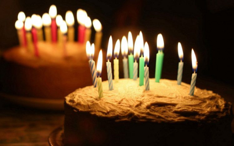 Ancient Greeks Candles on Birthday Cakes