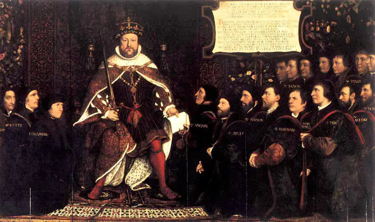 Henry VIII and Courtiers