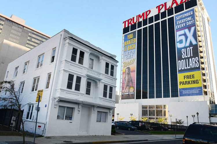 Trump Plaza and Vera Coking's House
