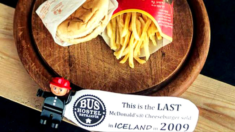 Last McDonald's Burger in Iceland