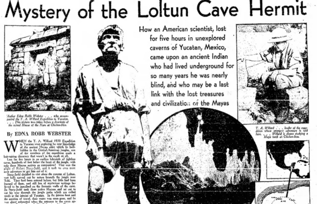 Loltun Cave Hermit