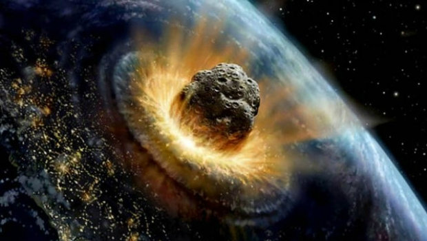 Collision with Asteroid