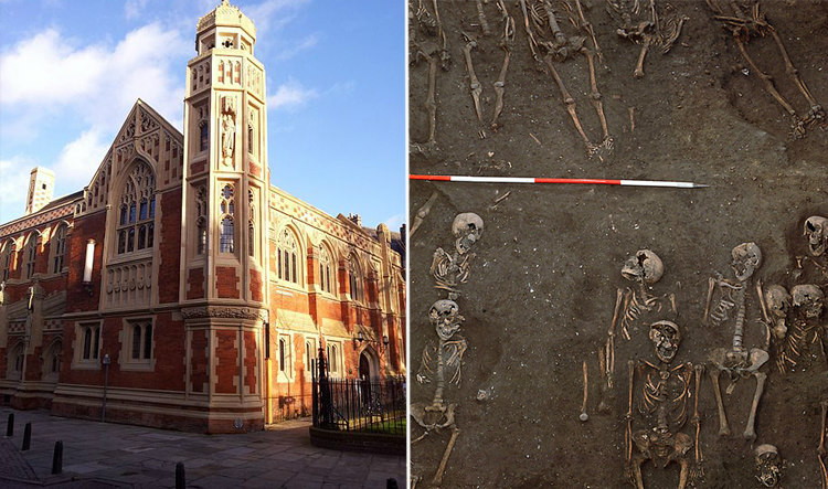Skeletons Under Old Divinity School of St John's College