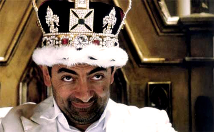 Johnny English with Crown