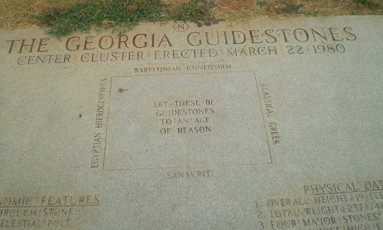 georgia guidestones tablet