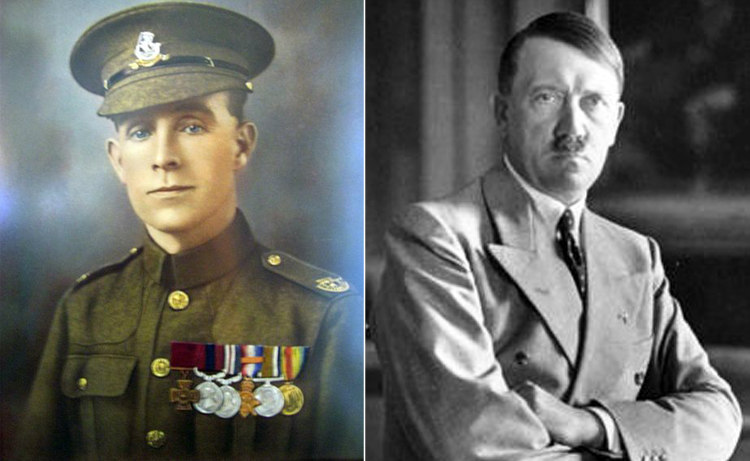 Henry Tandey and Adolf Hitler