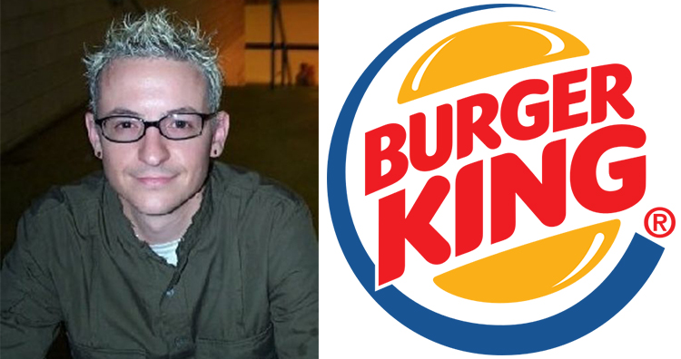 Chester Bennington, Burger King 