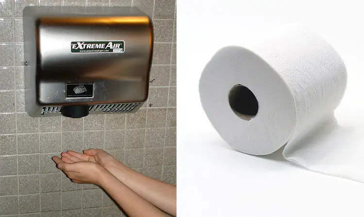 Hand Dryer vs. Paper Towel
