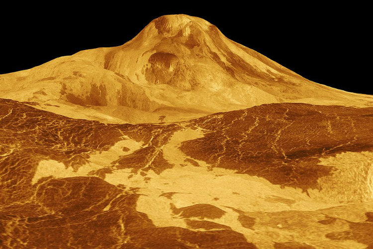 Metal Snow on Venus' Maat Mons