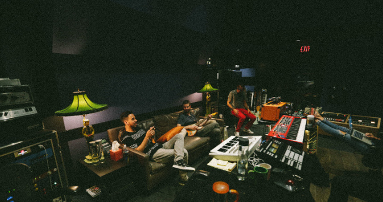 Mike Shinoda’s makeshift bedroom studio