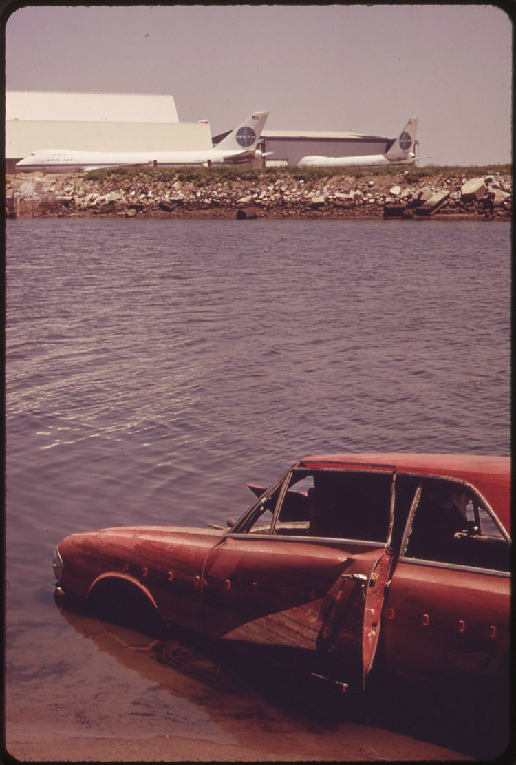 Shoreline Debris at the John F. Kennedy Airport