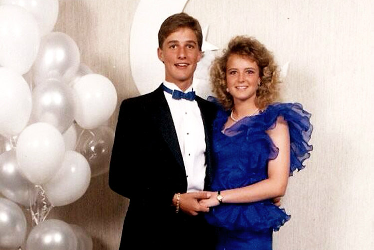 Matthew McConaughey with His Prom Date