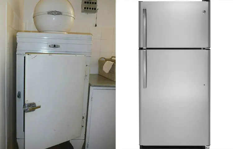 Old and New Refrigerator Doors