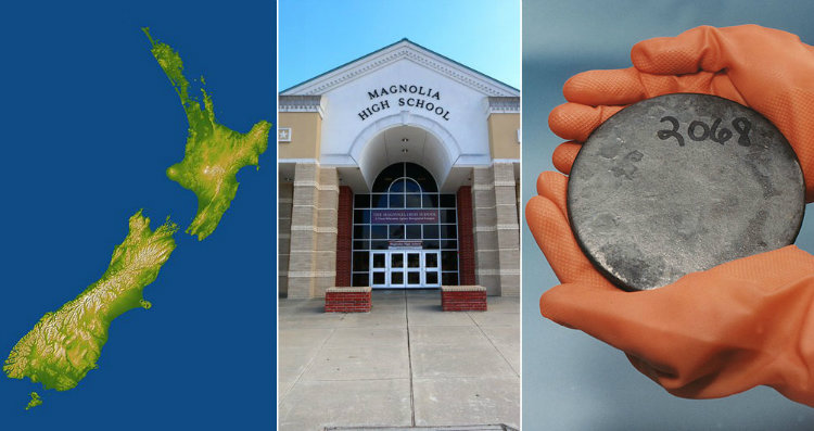 New Zealand a highschool and uranium
