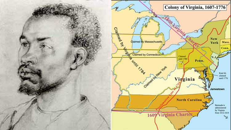 An African Slave and Colony of Virginia