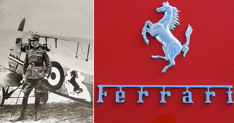 Ferreari Logo Past and Now