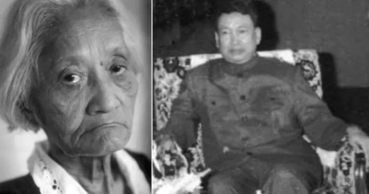 Khieu Ponnary and Pol Pot