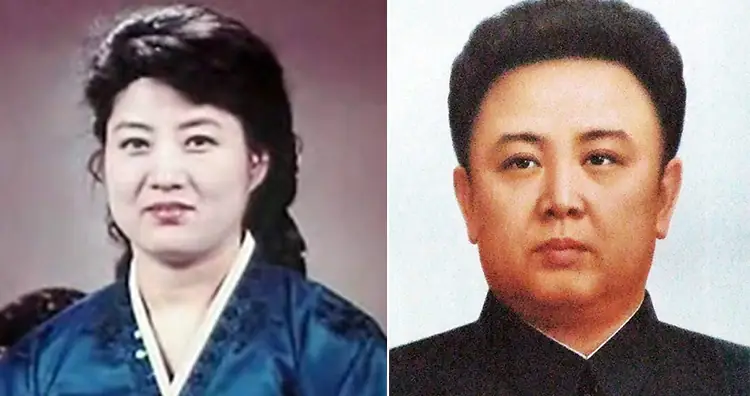 Ko Yong-hui and Kim Jong-il