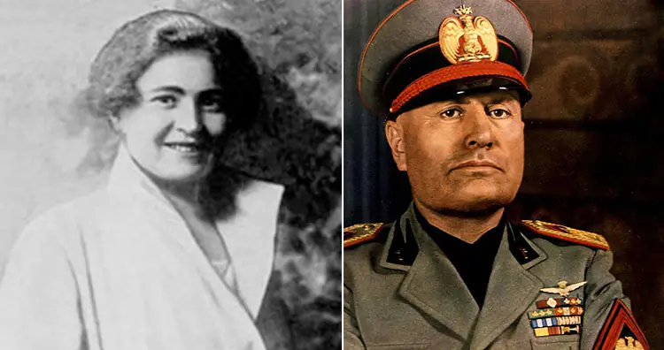 Rachele Mussolini and Benito Mussolini