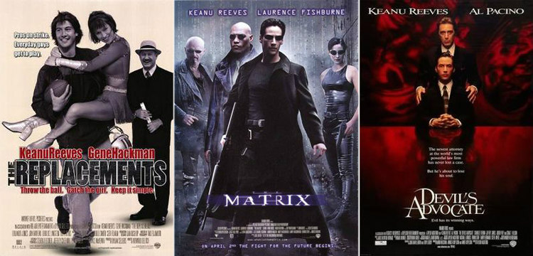 The Replacements, The Matrix, and The Devil's Advocate