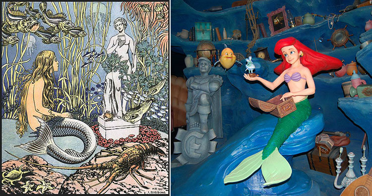 Little Mermaid illustration and display