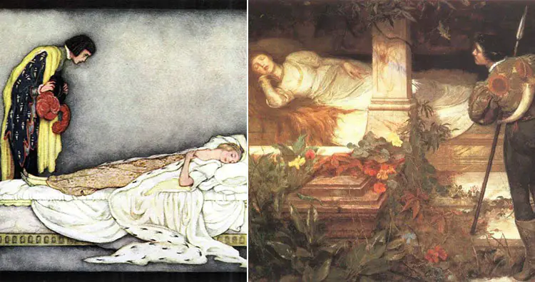 Sleeping Beauty paintings