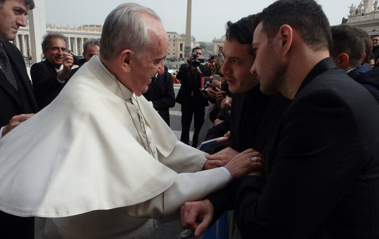 Jerome Kerviel Meets Pope Francis