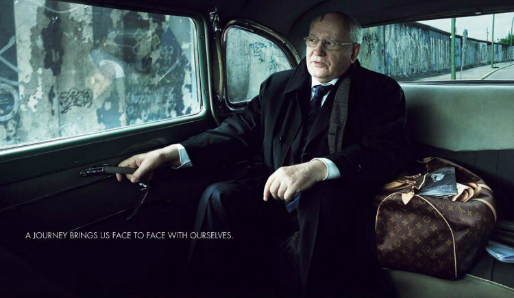 Gorbachev in Louis Vuitton Ad