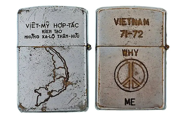 20 Pictures Of Engraved Zippo Lighters Of Soldiers From Vietnam War