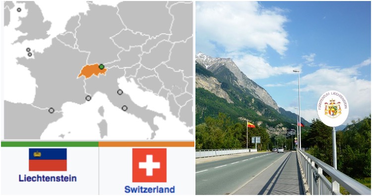 Swiss–Liechtensteiner border