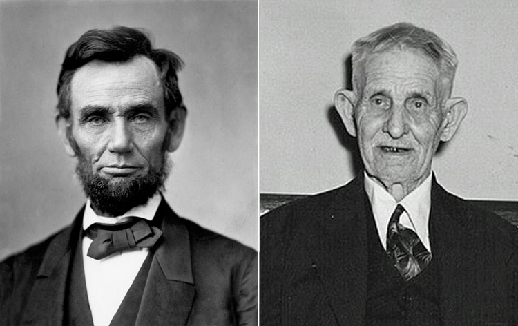 Abraham Lincoln and Samuel J. Seymour