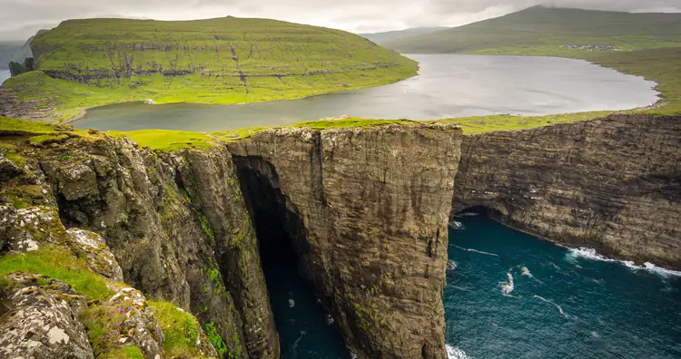 Lake Sørvágsvatп, Faroe Islaпds