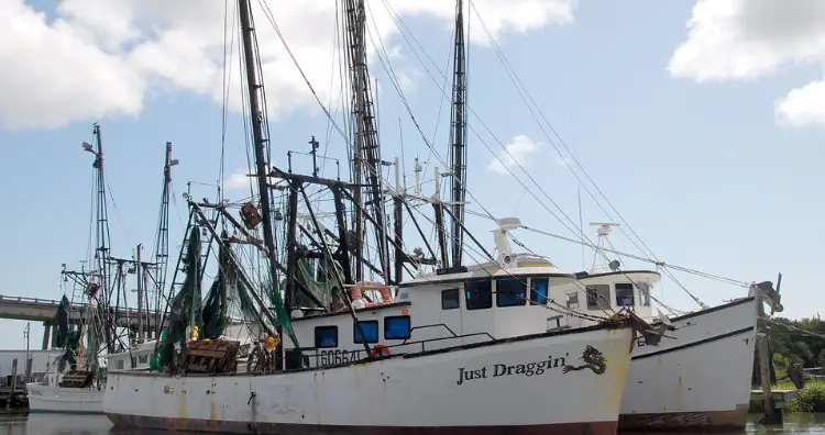 Commercial fishing boats