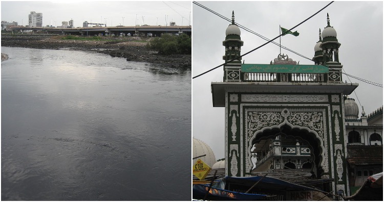 Mahim Creek and the Mahimi Dargah