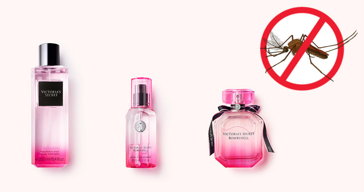 Victoria's Secret Bombshell Fragrance and Mosquito