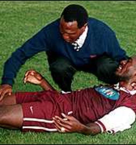 Picture A bolt of lightning once struck a soccer pitch and killed entire team