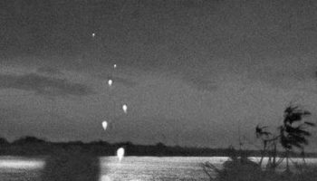 Picture There is a river which shoot fireball in to air in thailand
