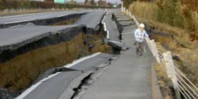 Picture Japanese Repair Earth quake Destroyed Road In 6 Days.