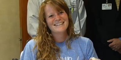 Picture A 39 weeks pregnant Chicago woman ran half of a marathon.