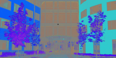 Picture Brain Teasing Black and White Illusion.